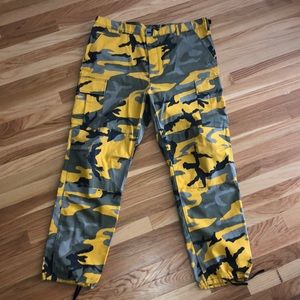 Rothco BDU Stinger Yellow Camo Cargo Pants